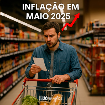 Entenda a queda da Inflação em Maio 2025. Inflação em maio 2025